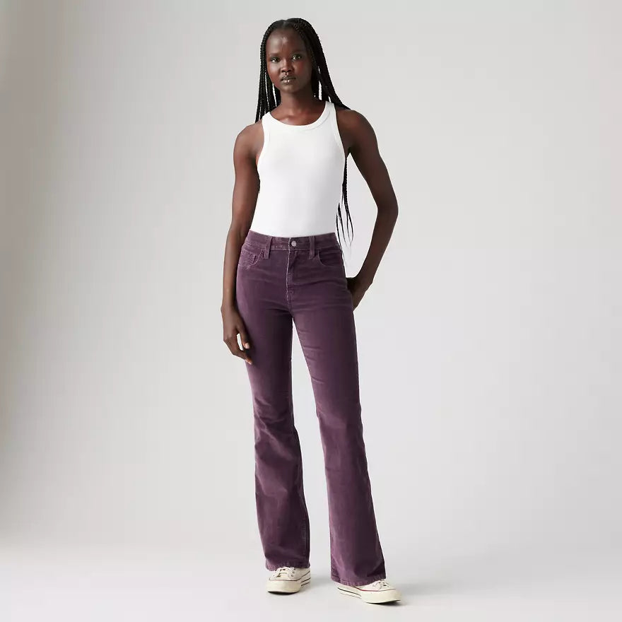 Pantalon évasé taille haute en velours côtelé 726 Levi's