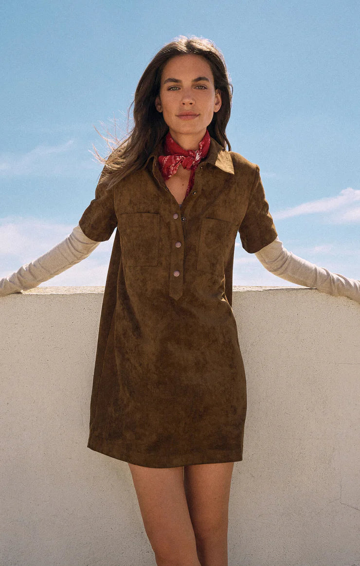 Kellie Faux Suede Mini Dress | Z Supply – Jolie Folie Boutique