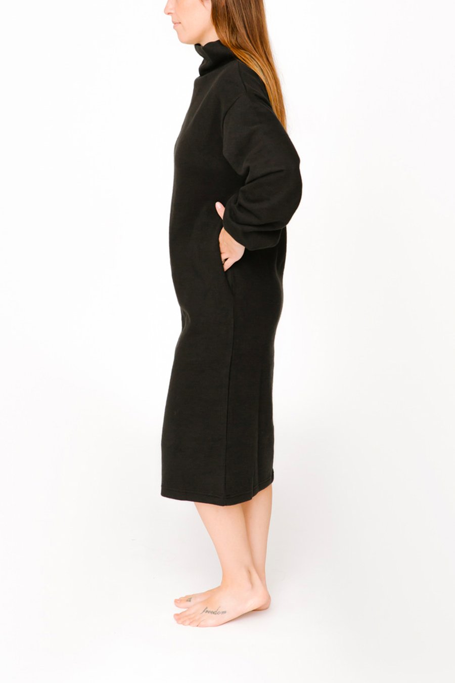 The sweater Dress In Midnight Black | Smash + Tess - Clearance