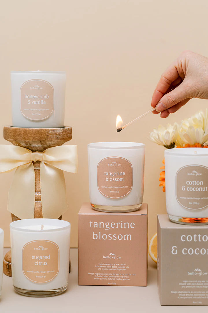Tangerine Blossom Candle | Boho & Glow