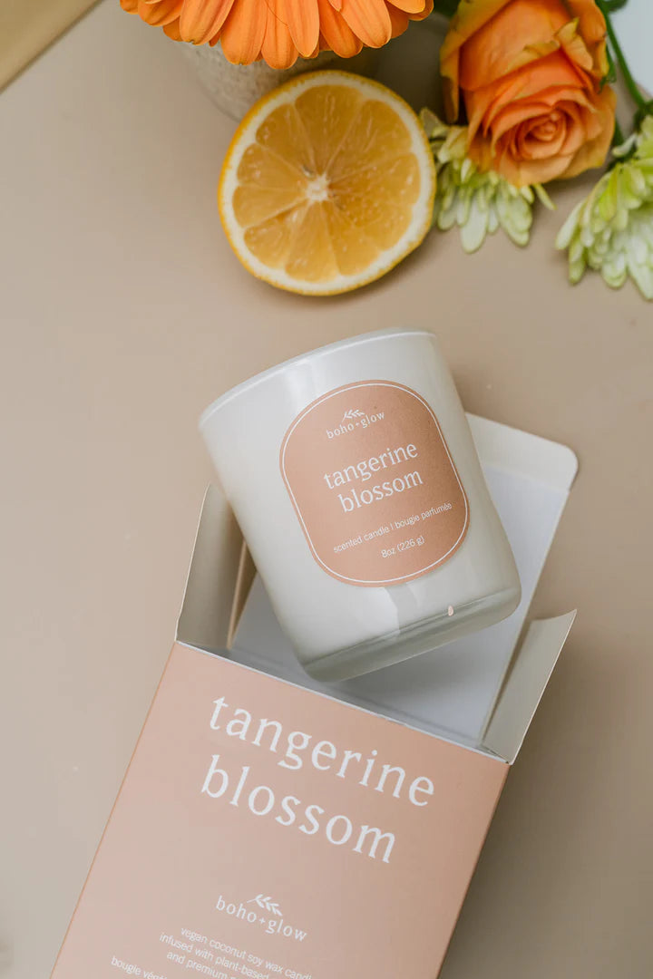 Tangerine Blossom Candle | Boho & Glow