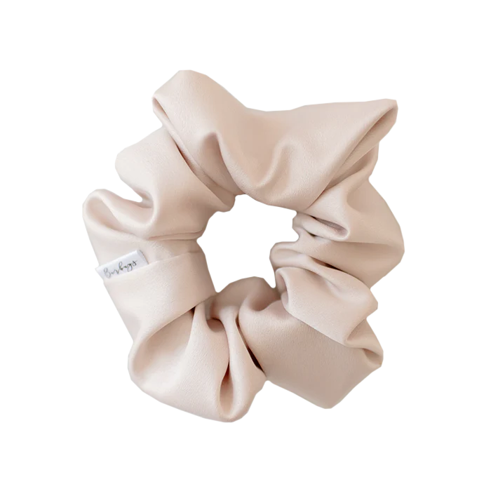 Blush Satin Scrunchie | Barbays