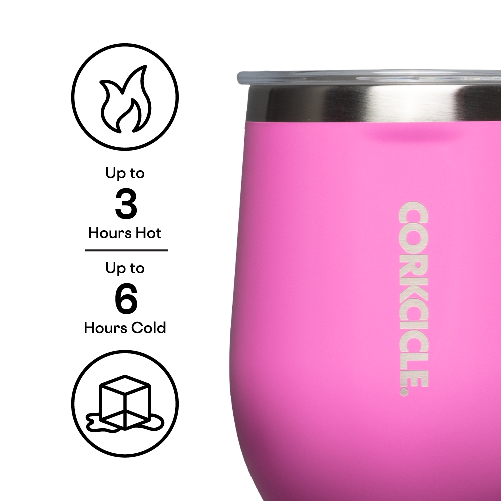 Classic Stemless - 12oz Miami Pink | Corkcicle