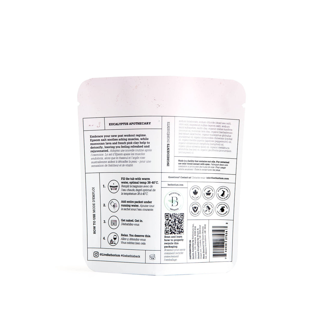 Bain moussant à l'eucalyptus | Bathorium 