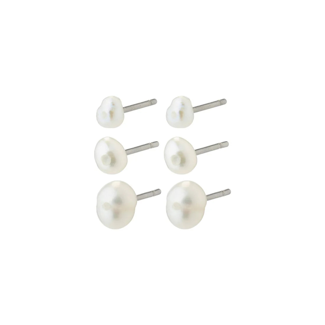 Edil Freshwater Pearl Earrings Set | Pilgrim