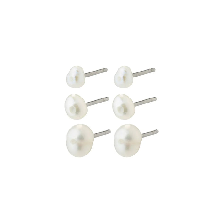 Edil Freshwater Pearl Earrings Set | Pilgrim