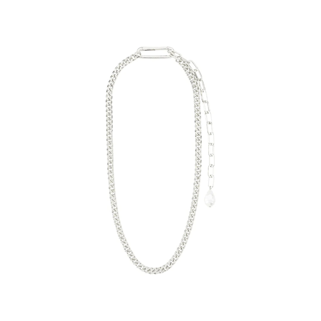 Heat Recycled Necklace - Silver  | Pilgrim