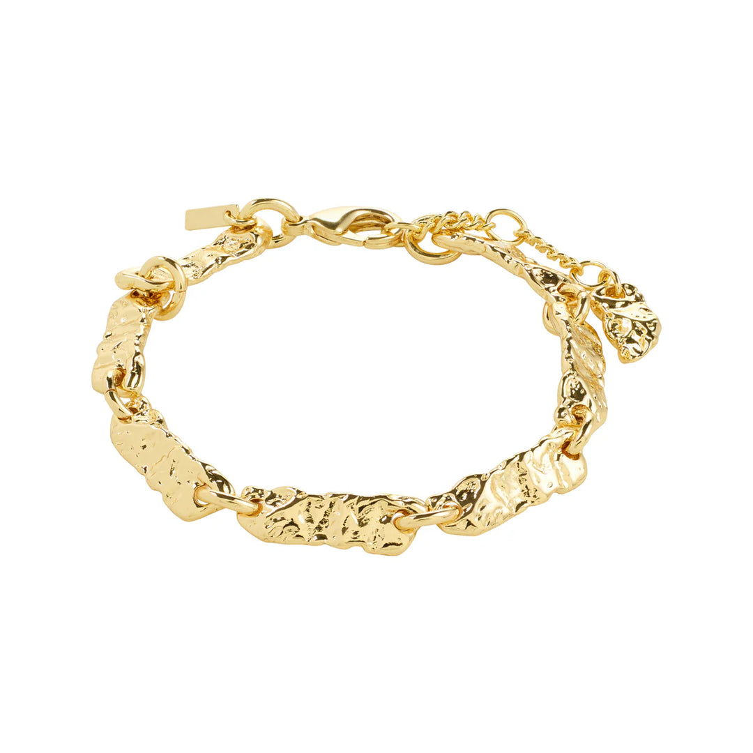 Instant Textured Bracelet - Gold | Pilgrim