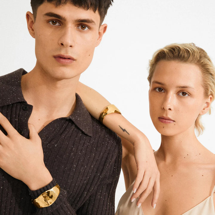 Sparkle Bracelet Bangle - Gold | Pilgrim