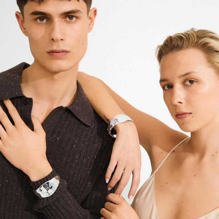 Sparkle Bracelet Bangle - Silver | Pilgrim