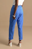 High Wasted Pants - Blue | Molly Bracken - Clearance