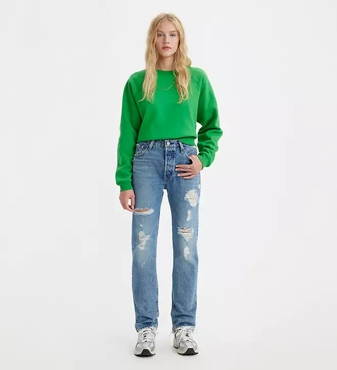 501® Original Cropped Women's Jeans - Green