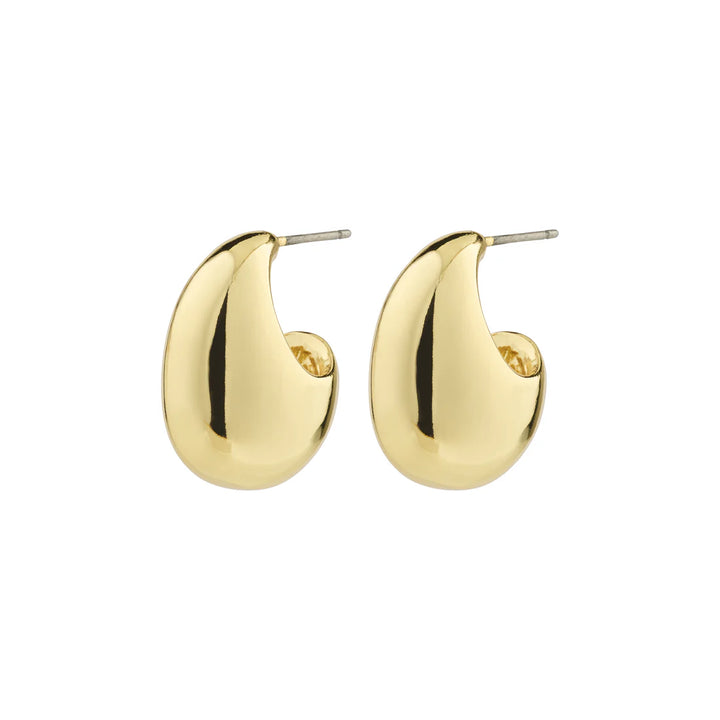 Intent Chunky Teardrop Earrings - Gold | Pilgrim