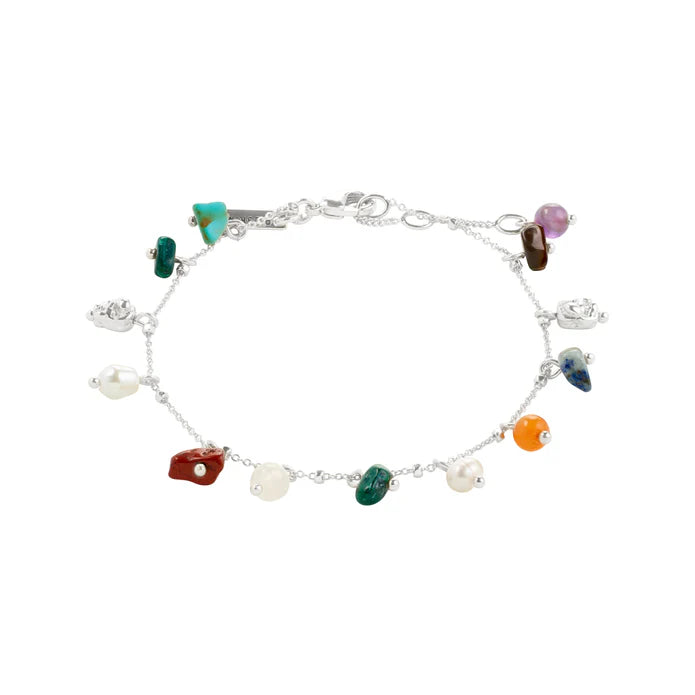Between Stones Bracelet - Silver | Pilgrim