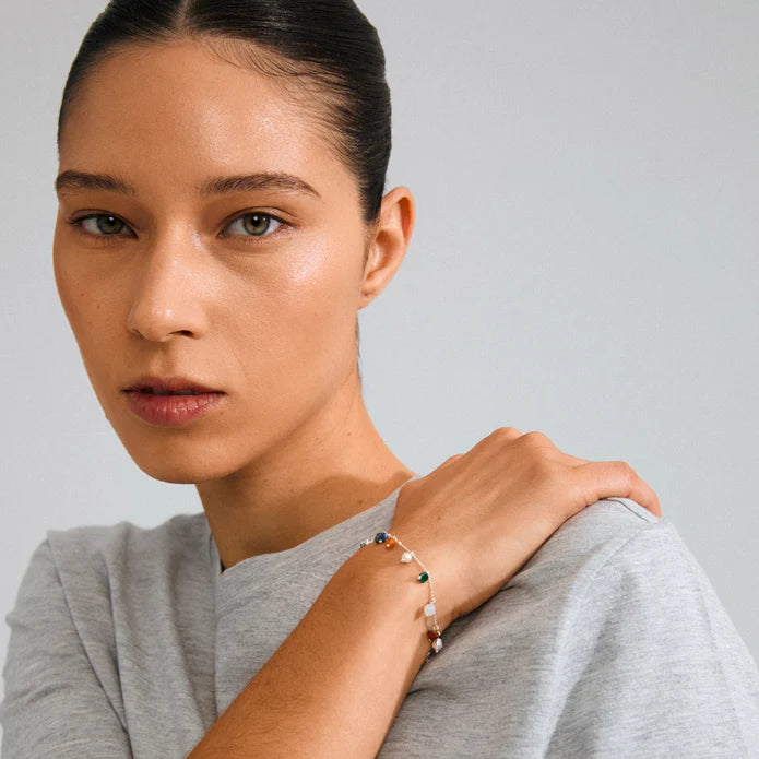 Between Stones Bracelet - Silver | Pilgrim