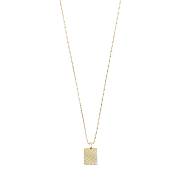 Blossom Square Coin Necklace - Gold | Pilgrim