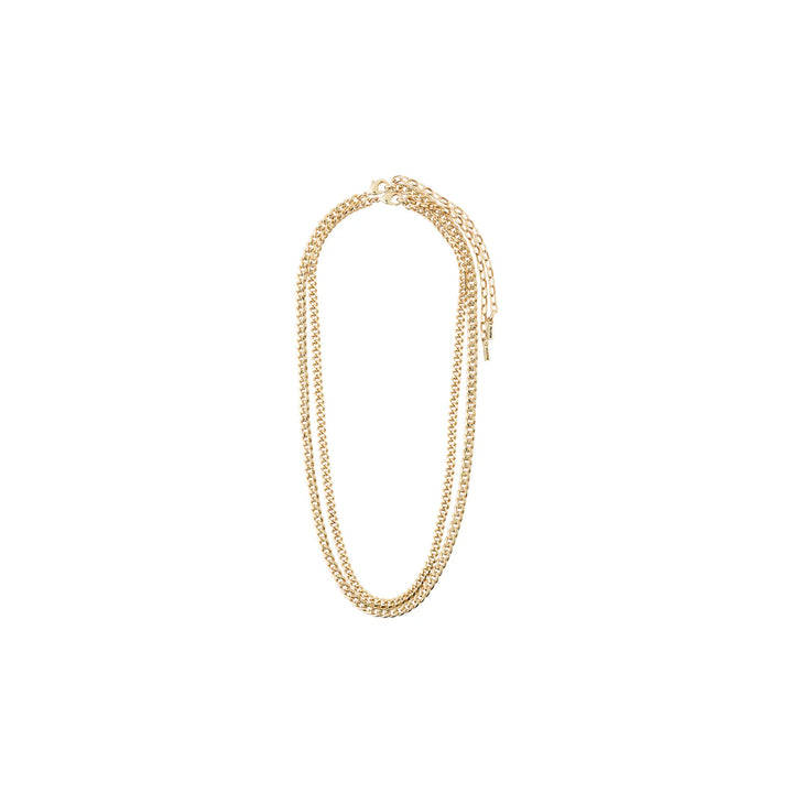 Blossom Curb Chain 2-in-1 Necklace - Gold | Pilgrim