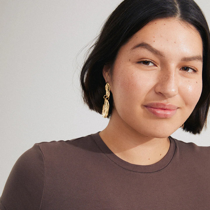 Bloom Recycled Earrings - Gold | Pilgrim