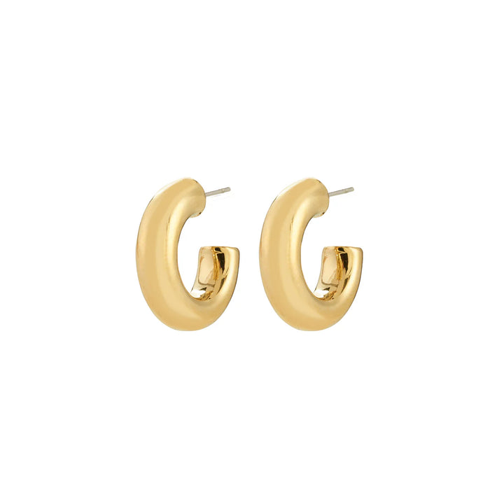 Phase Small Hoop Earrings - Gold | Pilgrim