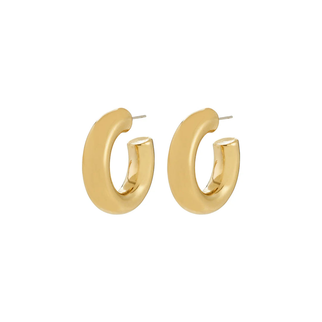 Phase Medium Hoop Earrings - Gold | Pilgrim