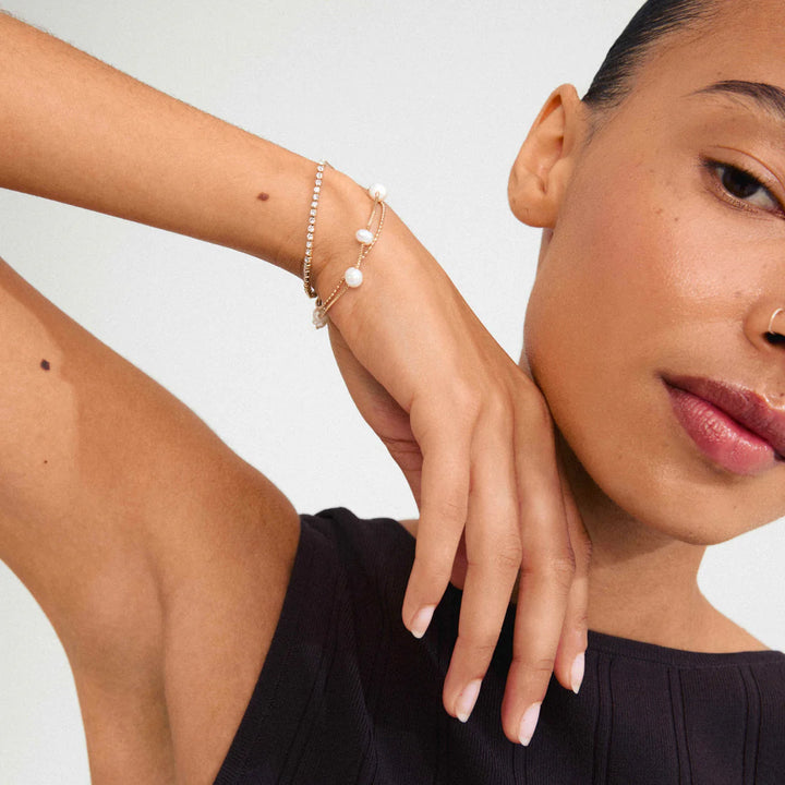 BREEZE 3-in-1 Bracelet in Gold | Pilgrim