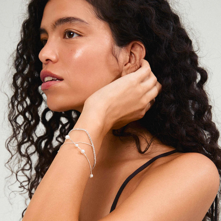 BREEZE 3-in-1 Bracelet in Silver | Pilgrim