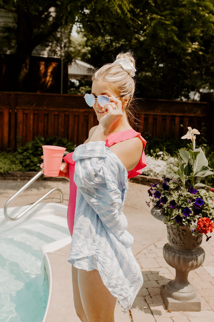 White Satin Scrunchie | Barbays