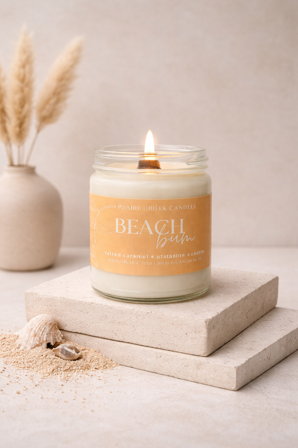 Beach Bum Soy Candle | Prairie Creek Candles