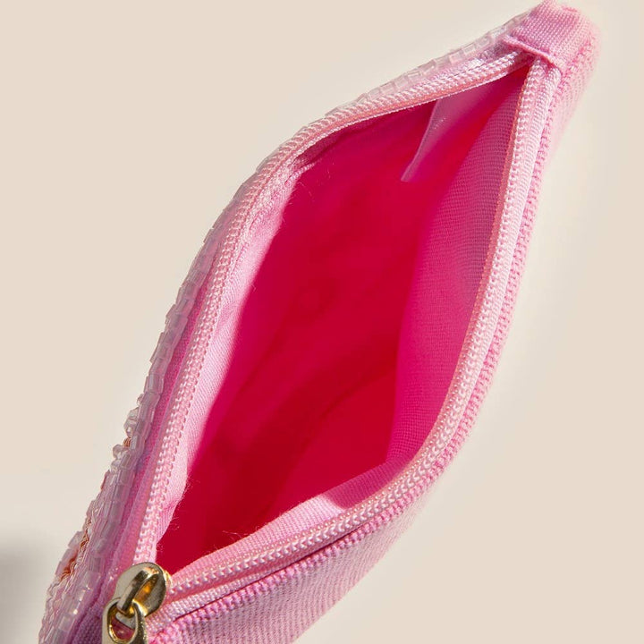 Drinks On Me Print Beaded Coin Purse | Anarchy Street