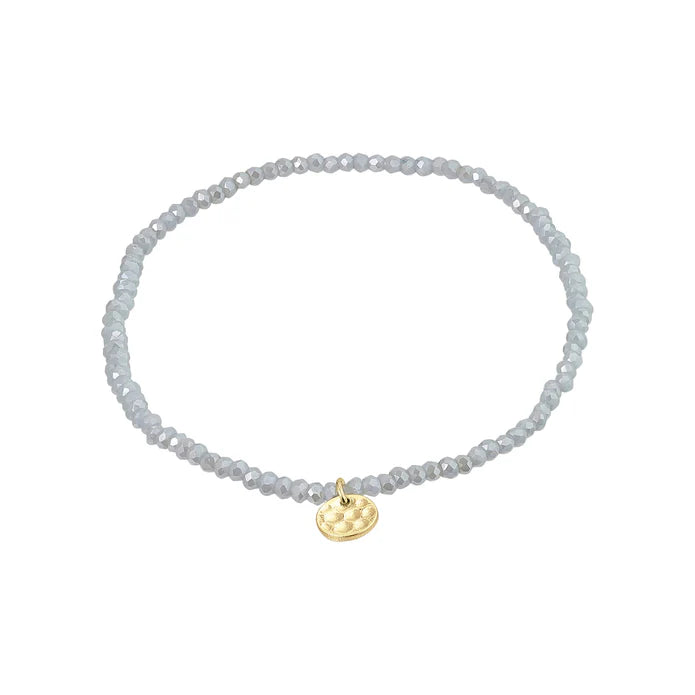 INDIE Light Grey Beaded Bracelet | Pilgrim