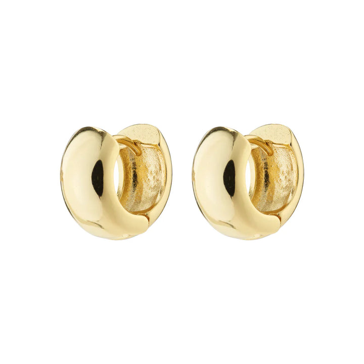 ANAIS Chunky Huggie Hoop Earrings in Gold | Pilgrim