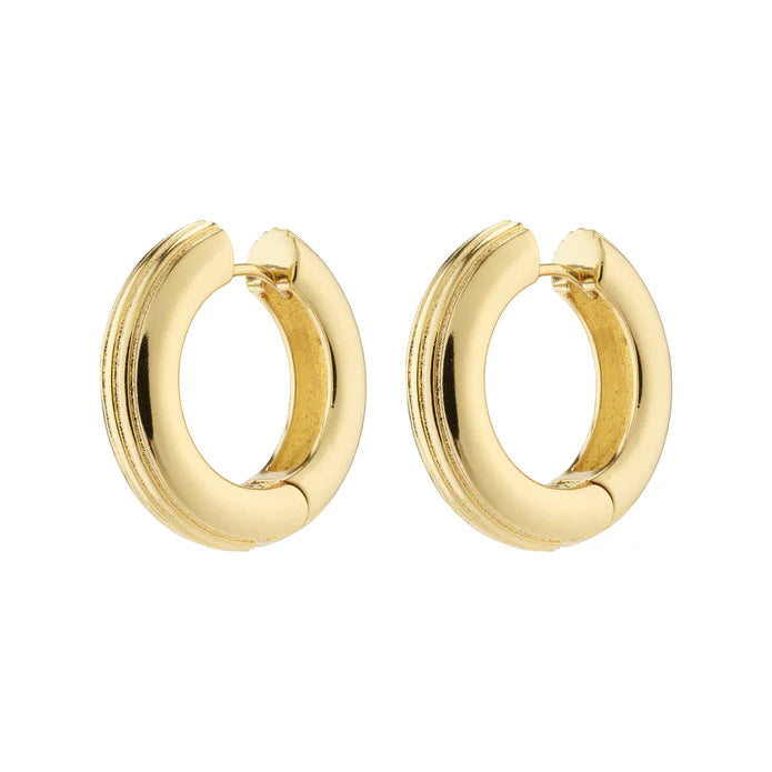 ALAINA Hoop Earrings in Gold | Pilgrim