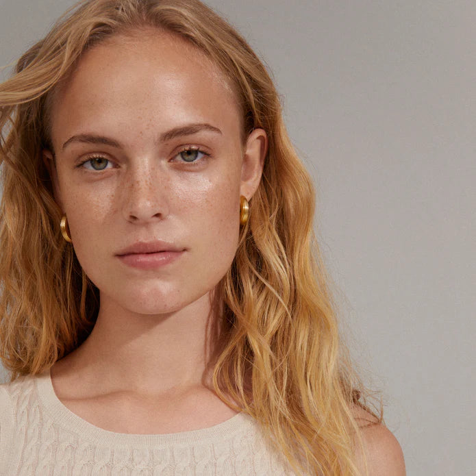 ALAINA Hoop Earrings in Gold | Pilgrim