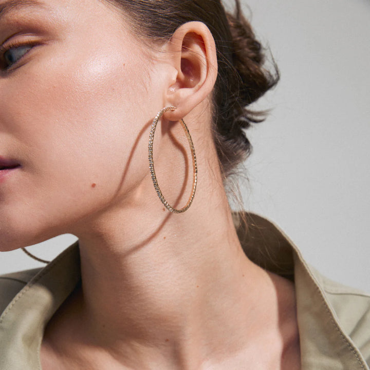 Sydney Mega Hoop Earrings - Gold | Pilgrim