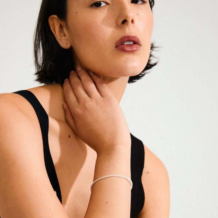 Arash Pearl Bracelet - Silver | Pilgrim