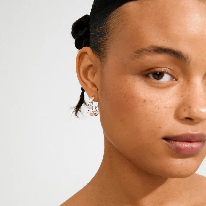 Mayer Hoop Earrings - Silver | Pilgrim