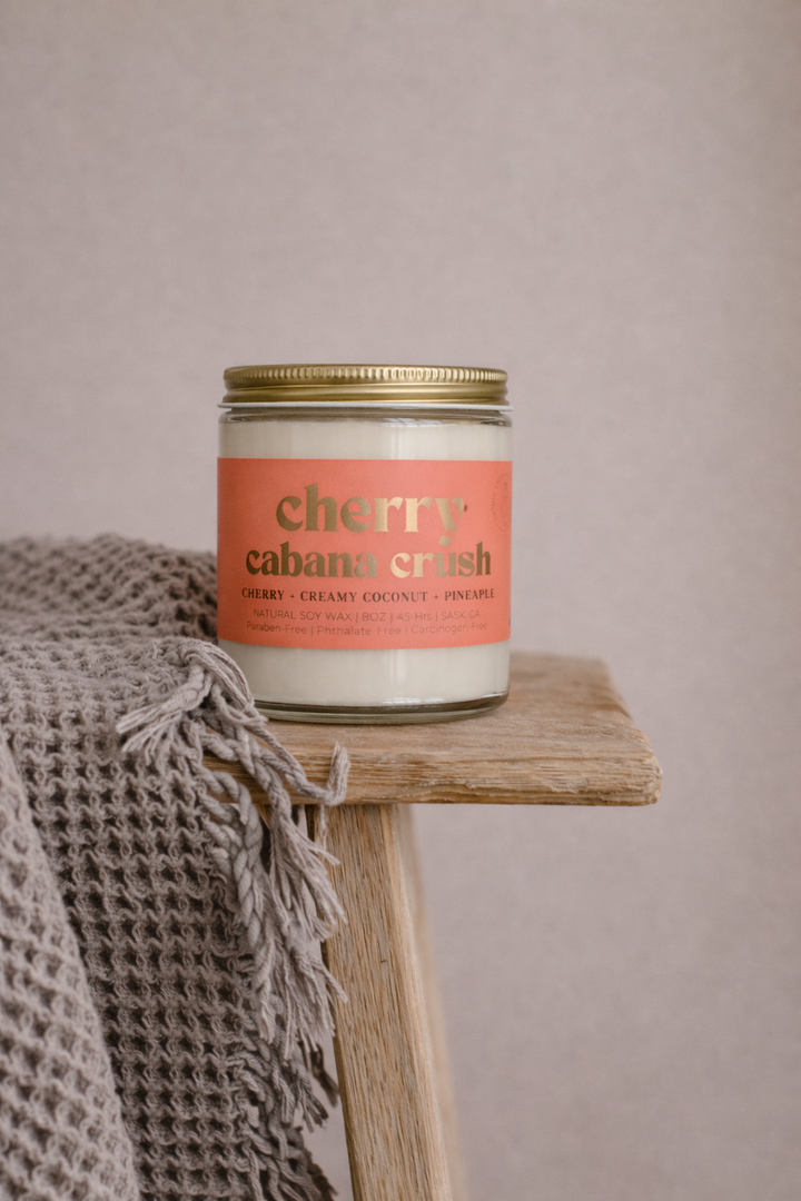 Cherry Cabana Crush Soy Candle | Prairie Creek Candles