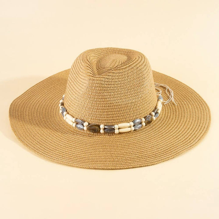 Beaded Summer Straw Hat | Anarchy Street