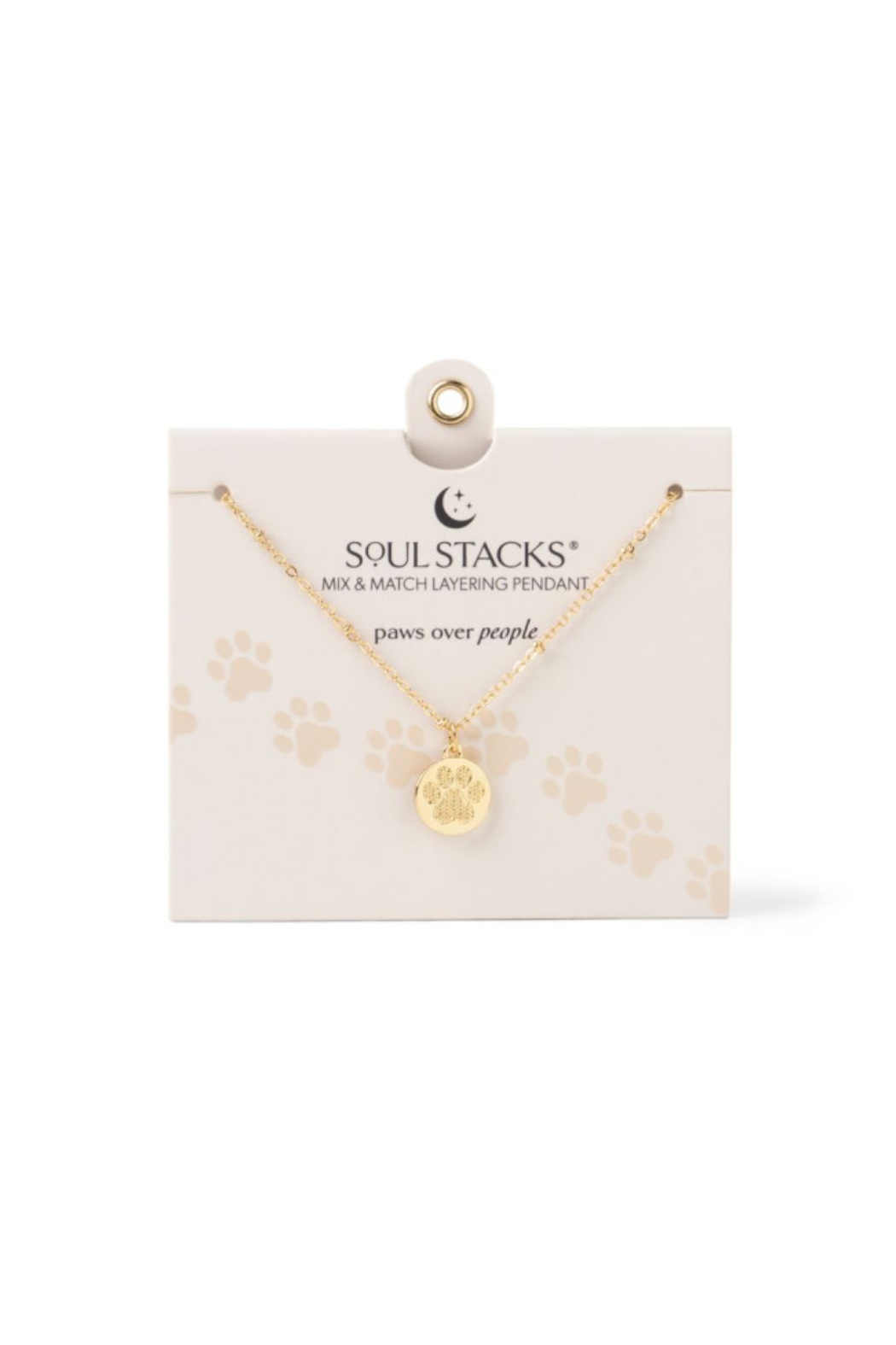Pet Paw Charm Layering Pendant Necklace | Soul Stacks