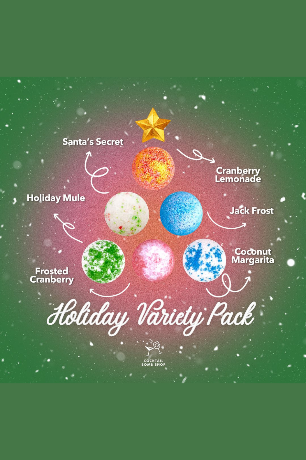 Holiday Variety Cocktail Bombs 6 Pack | Cocktail Bomb Shop