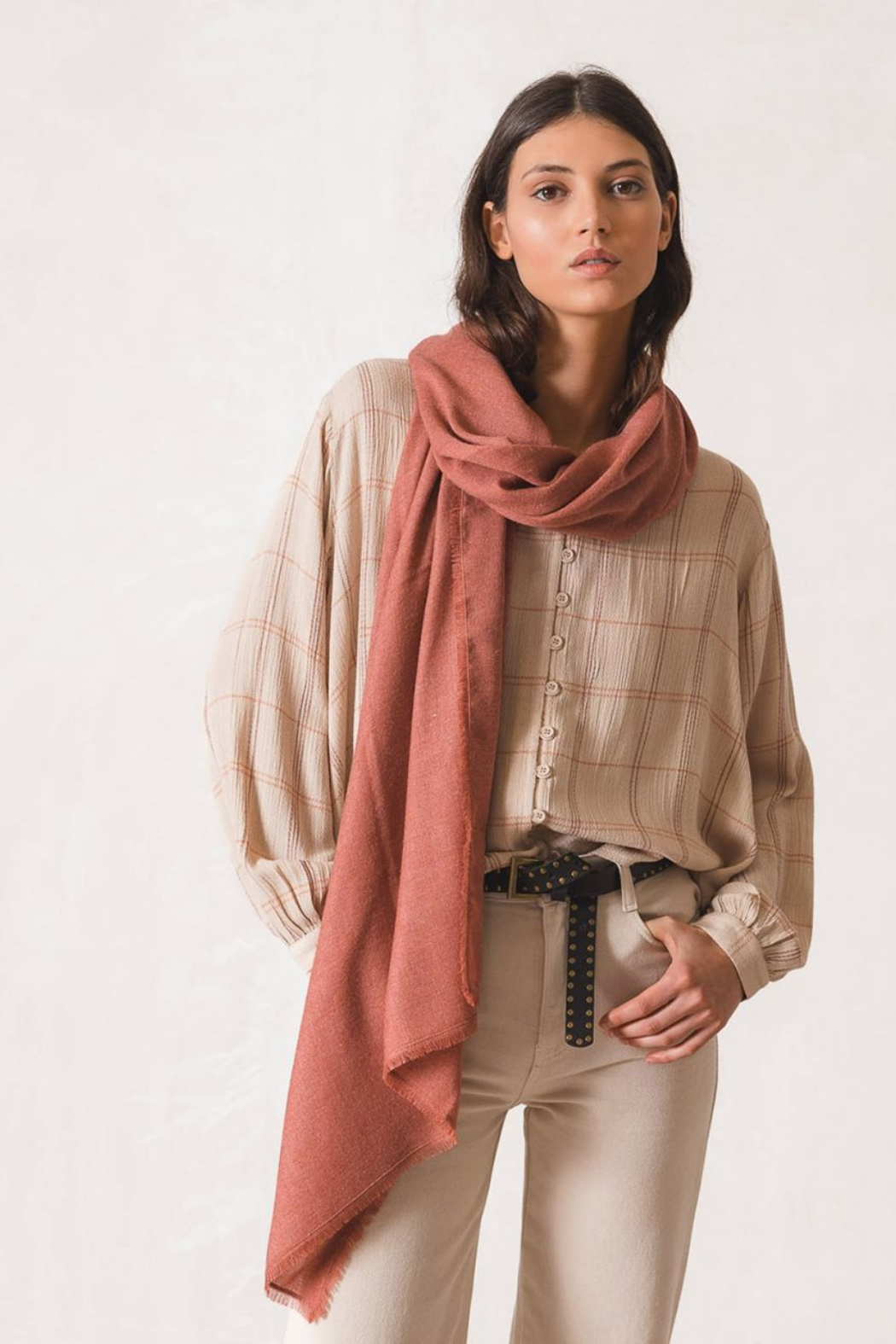 Lightweight Scarf - Lychee | Indi & Cold - Clearance