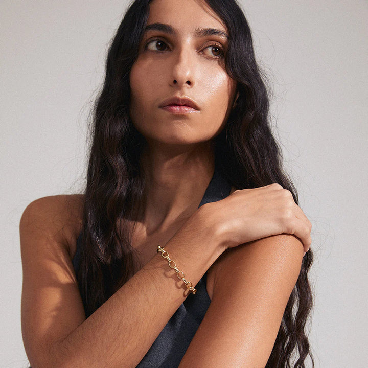 CHARM Bracelet in Gold | Pilgrim