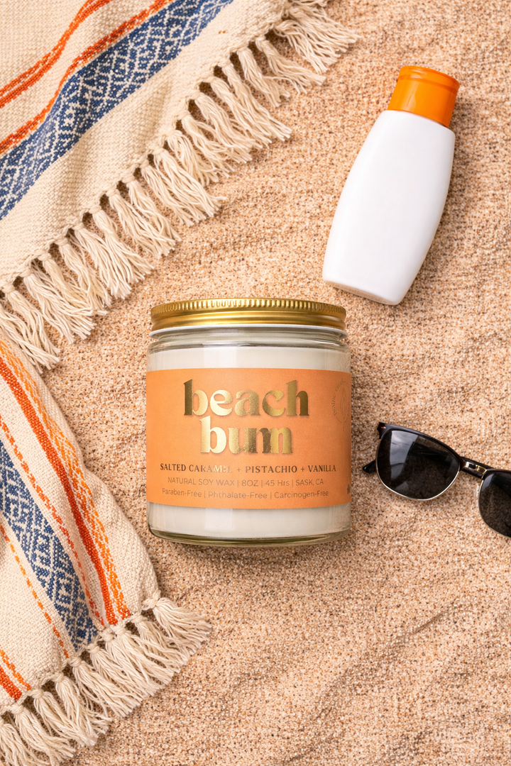Beach Bum Soy Candle | Prairie Creek Candles