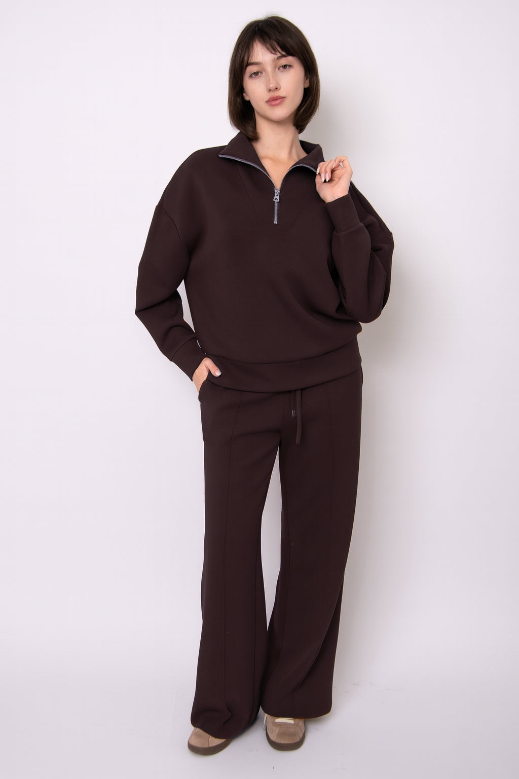 Prida Soft Knit Pant - Brown | RD STYLE