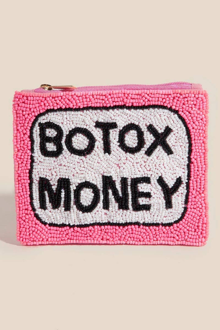 Seed Beaded Botox Money Coin Purse | Anarchy Street