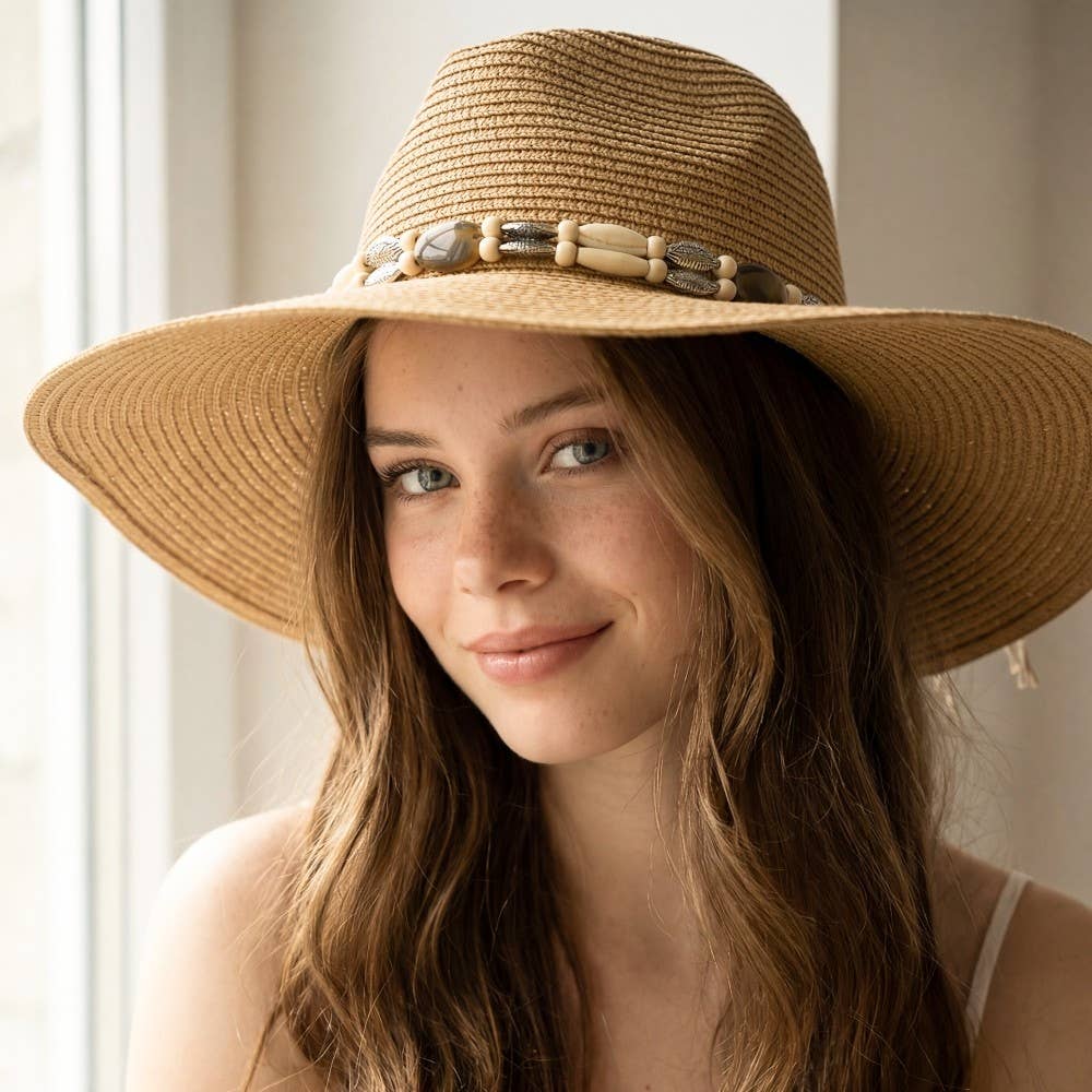Beaded Summer Straw Hat | Anarchy Street