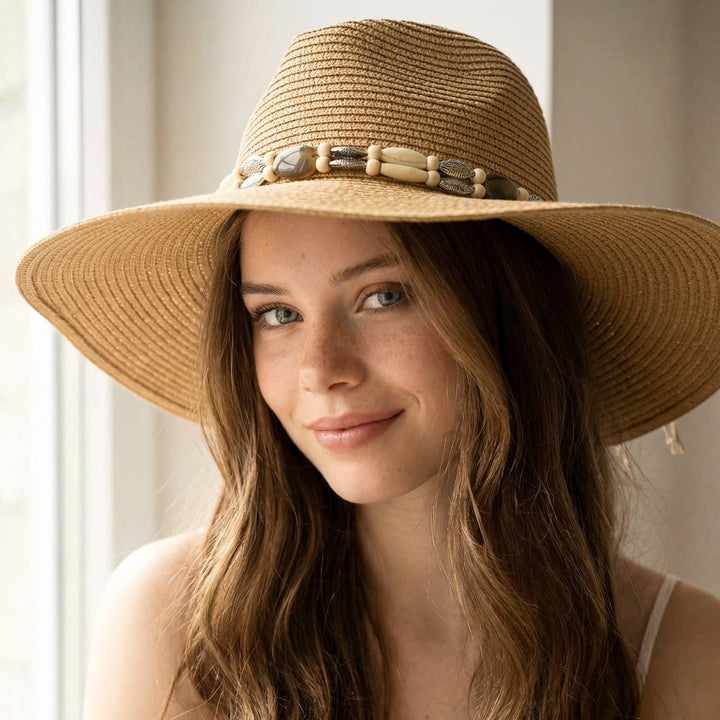 Beaded Summer Straw Hat | Anarchy Street