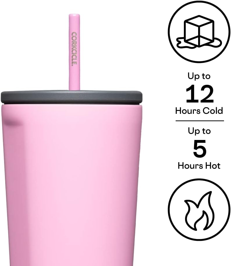 Corkcicle 24oz Tumbler-Pink Luau