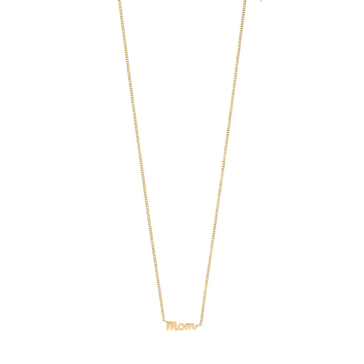 Mom Script Necklace - Gold | Pilgrim