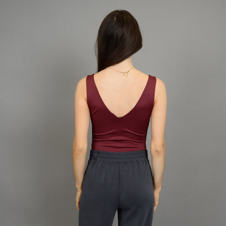 Valentina Double Bodysuit Second Skin - Oxblood | RD Style